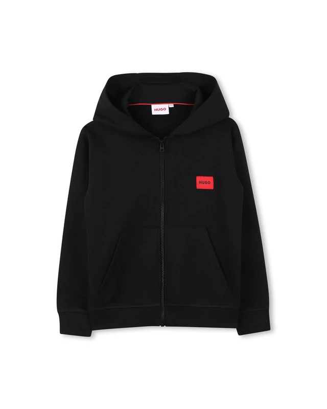 HUGO Cardigan Sweater Boy's, Black, 10 Years