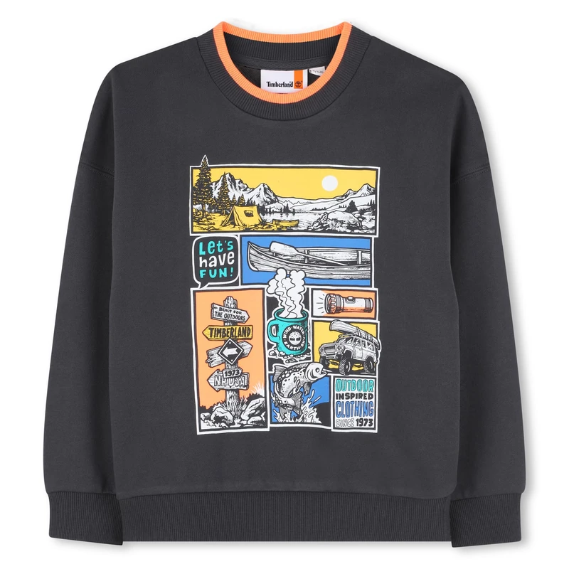Timberland Sweatshirt Boy's, Grey, 8 Years