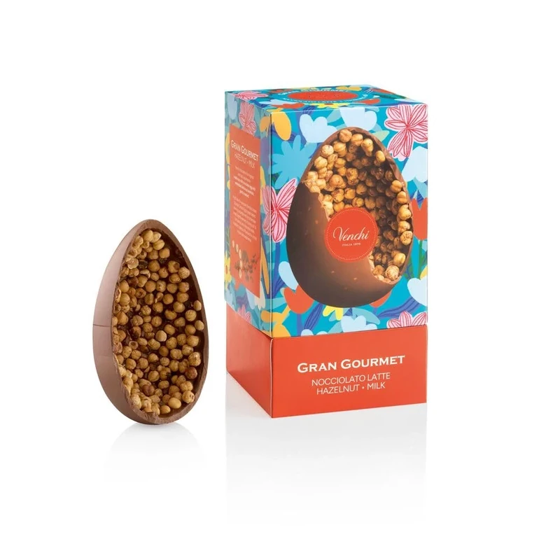 GOURMET EGG MILK CHOCOLATE WITH HAZELNUTS NO SURPRISE 540 g 4 pcs