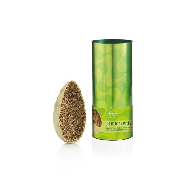 PISTACHIO CHOCOVIAR EGG IN METAL TIN NO SURPRISE 330 g 4 pcs