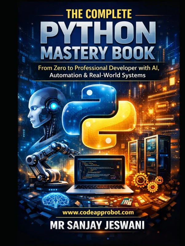 The Complete Python Mastery Book: From Zero to Professional Developer with AI, Automation & Real-World Systems: The Complete Python Mastery Book: From ... with AI, Automation & Real-World Systems