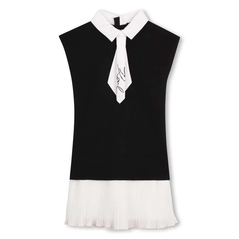 Karl Lagerfeld Dress Girl's, Black, 4 Years