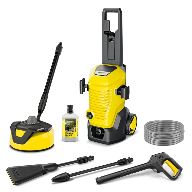Kärcher high-pressure washer K 5 WCM Flex eco!Booster Home, pressure: max. 145 bar, flow rate: 500 l/h, coverage: 40 m²/h, weight: 12.5 kg, flexible high-pressure hose, eco!Booster, Home Kit