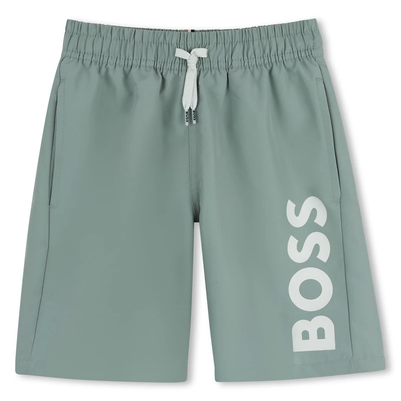 BOSS Swim Shorts Boy's, Green, 8 Years