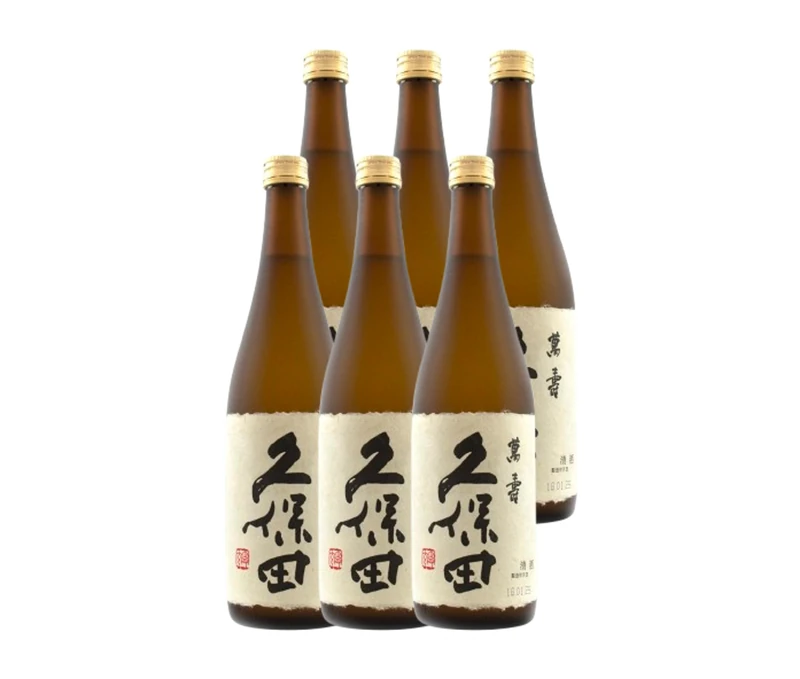 Kubota Manju Junmai Daiginjo - Sake 720ml 15.6% (Pack of 6) | Premium Japanese Junmai Daiginjo | Elegant, Smooth & Aromatic Rice Wine