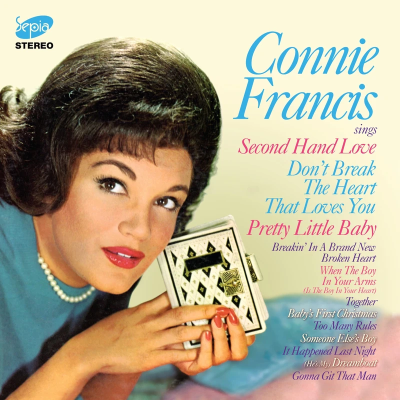 Connie Francis sings Second Hand Love & Pretty Little Baby etc. - Black Vinyl [VINYL] - Image 1