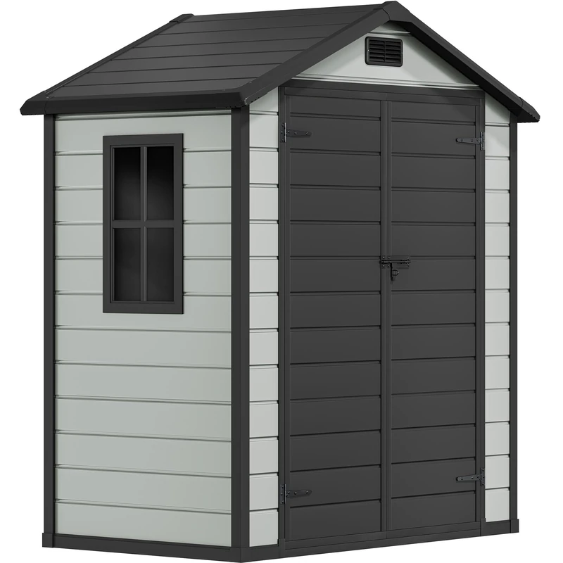 YITAHOME 6.2 x 3.4 FT Outdoor Storage Shed with Window