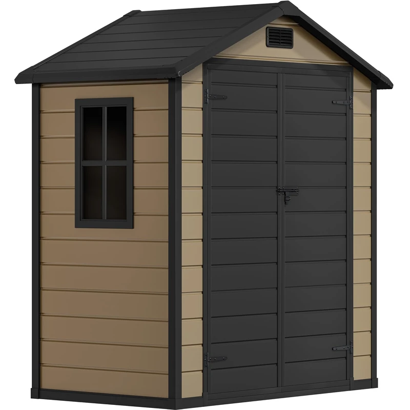 YITAHOME 6.2 x 3.4 FT Outdoor Plastic Garden Storage Shed
