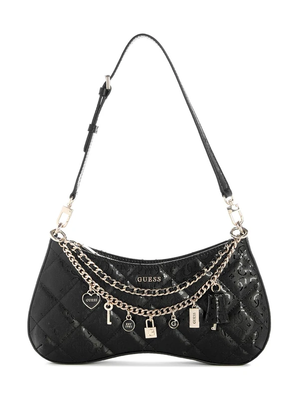 Libby Shoulder Bag, Black, One Size, Libby Shoulder Bag