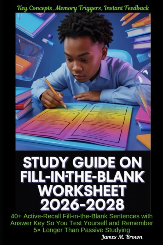 Study Guide Fill-in-the-Blank Worksheet 2026-2028 Guide