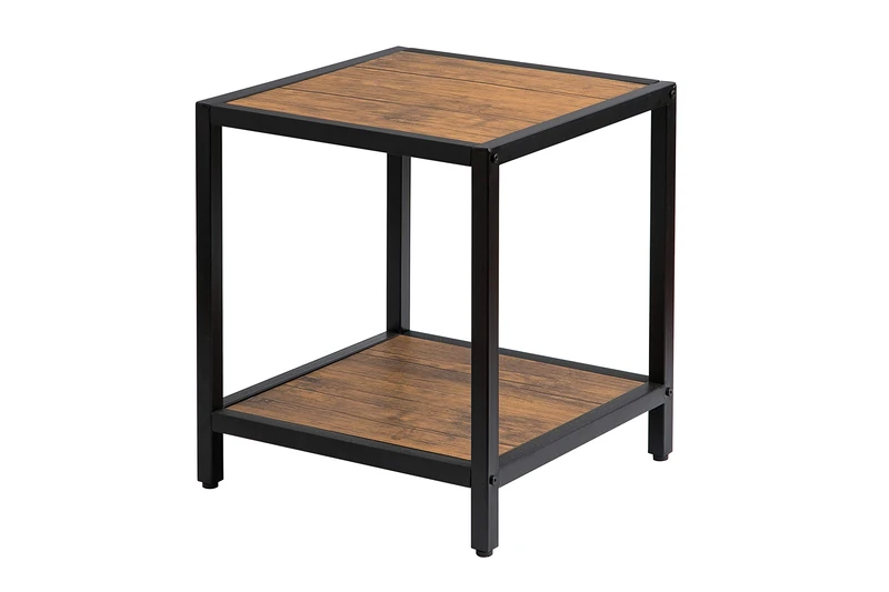 Westwood Industrial Coffee/Side Table, Vintage/Black (Vintage/Black, 44.5x44.5x50 (H) cm)