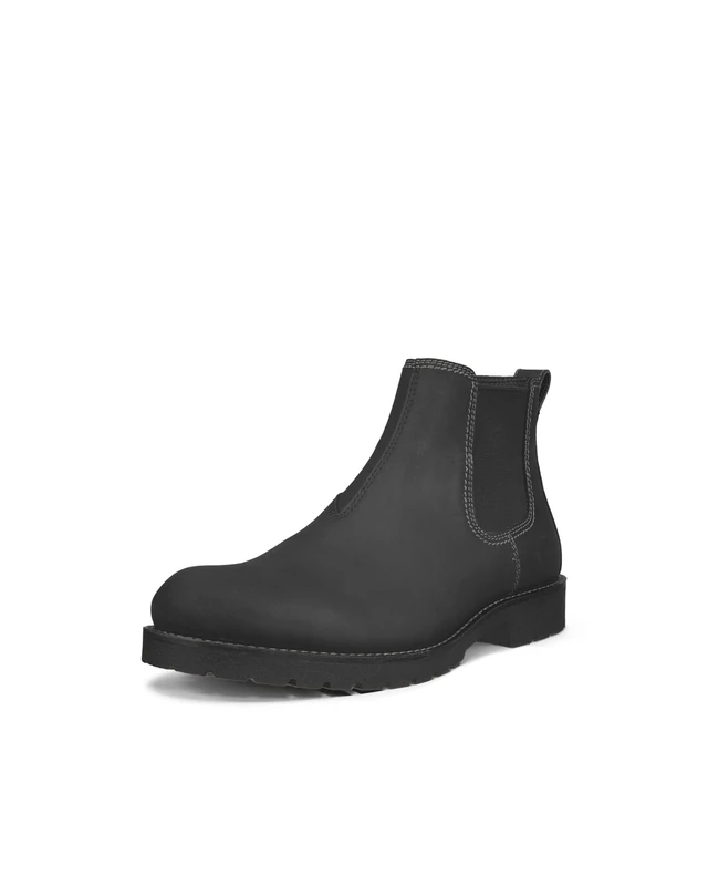 ECCO Mens Charlestown Chelsea Waterproof Membrane Chelsea Boots, black, 8 UK