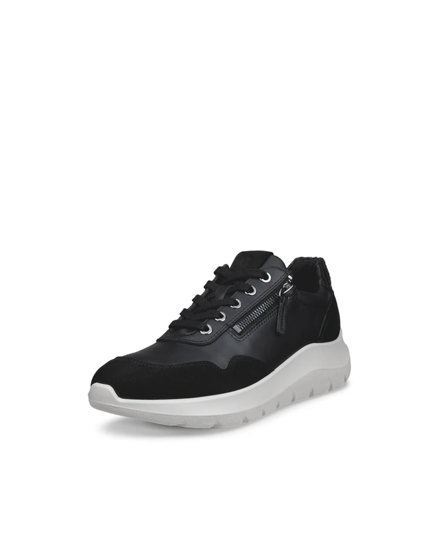 ECCO Women's Valerie Side-Zip Trainers - Leather