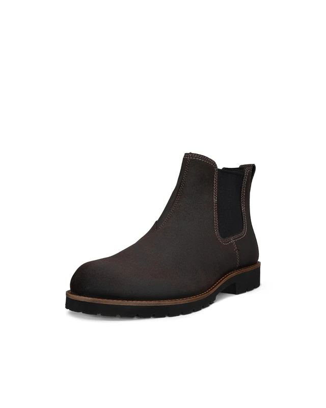 ECCO Mens Charlestown Chelsea Waterproof Membrane Chelsea Boots, mokka, 9 UK