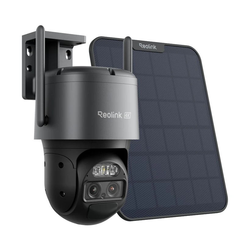 Reolink TrackMix PTZ Solar Security Camera Outdoor Wireless, 4K Dual Lens WiFi Camera with Auto Tracking & Auto Zoom, 30m Color Night Vision, AI Detection, 2-Way Audio, IP66 Waterproof, Solar Powered - Image 1