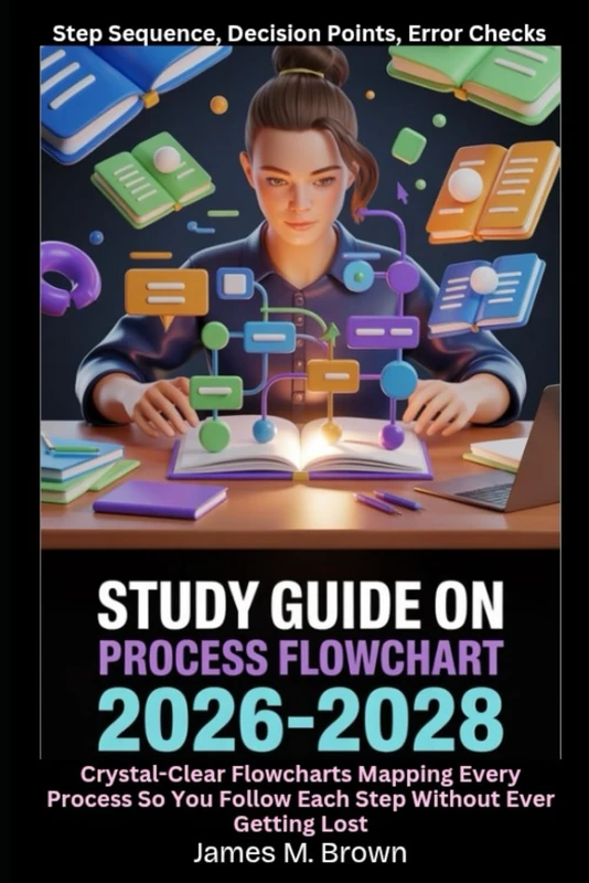 Study Guide on Process Flowchart 2026-2028 Step Sequence, Decision Points, Error Checks: Crystal-Clear Flowcharts Mapping Every Process So You Follow Each Step Without Ever Getting Lost