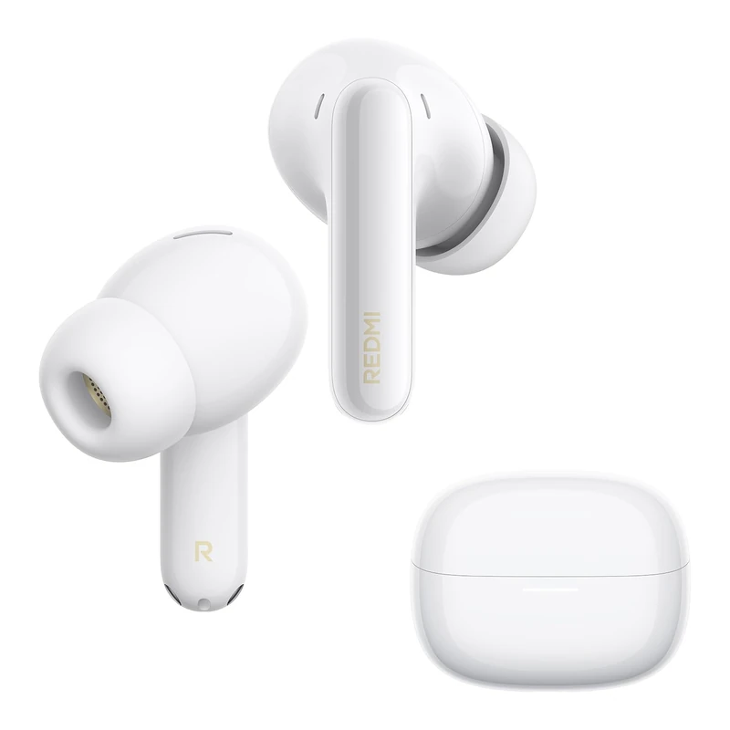 XIAOMI REDMI Buds 8 Pro, True Wireless Bluetooth Earbuds in-ear, 55dB Active Noise Cancelling, Triple driver, Hi-Res HiFi Sound, Dolby Audio, 33h+ Battery Life, Bluetooth 5.4, IP54, Cloud White