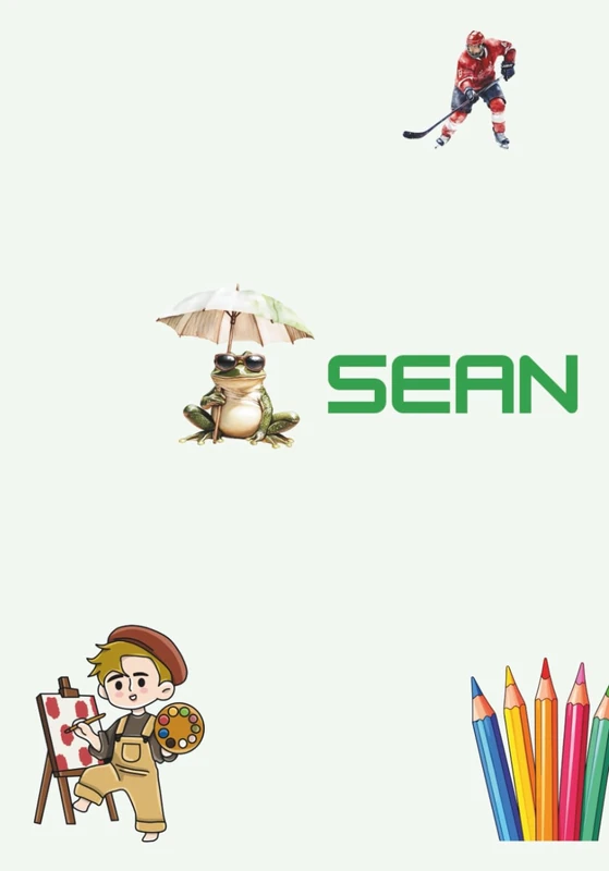 Sean book: notebook for Sean's of the world. - Image 1