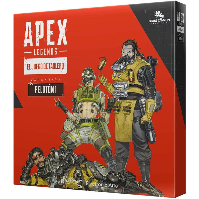 Glass Cannon Apex Legends: Platoon 1 Expansion, Expansion, Board Game, Ages 14, From 2 to 6 Players, 60-90 Minutes per Game, Spanish