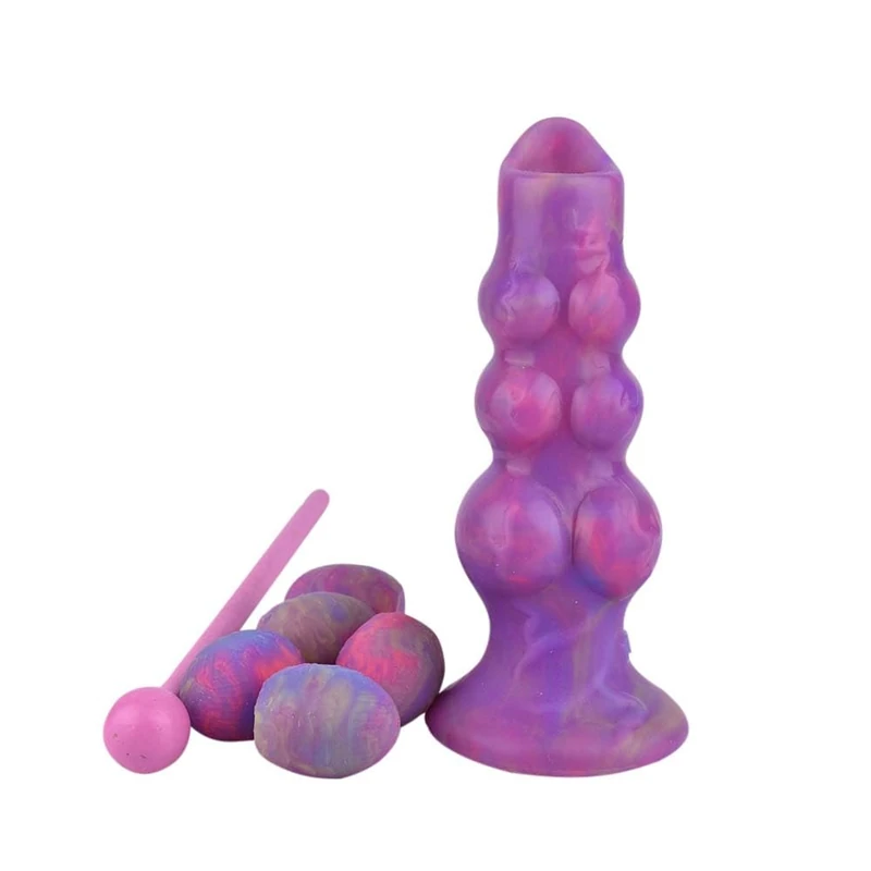 BeHorny Dildo Sex Toy, Ovipositor Liquid Silicone Fantasy Dildo with Suction Cup
