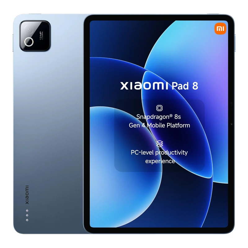 XIAOMI Pad 8, 11.2 Inch Tablet 8+256 GB, Snapdragon® 8s Gen 4 Mobile Platform, Massive 9200mAh (typ) Battery, 3.2K 144Hz Crystal Clear Display, HyperAI, Blue, Warranty 3 years, Charger Not Included