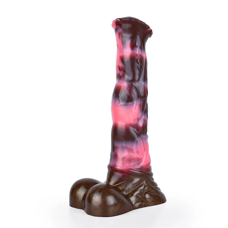 BeHorny Dildo Sex Toy, Liquid Silicone Fantasy Dildo with Suction Cup