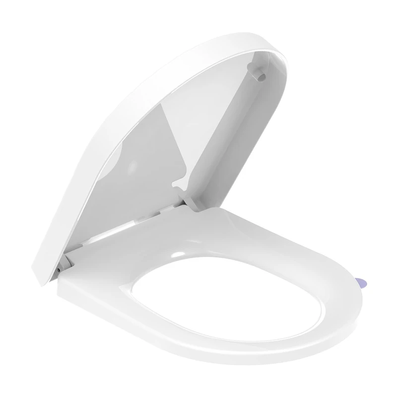 YEAUPE PRO D-Shape Toilet Seat with Soft Close | Urea-Formaldehyde (Duroplast) | Quick Release | Universal Fit