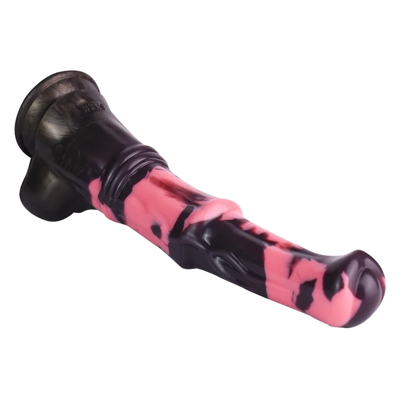 BeHorny Dildo Sex Toy, Liquid Silicone Fantasy Dildo with Suction Cup