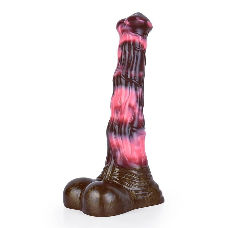BeHorny Dildo Sex Toy, Liquid Silicone Fantasy Dildo with Suction Cup