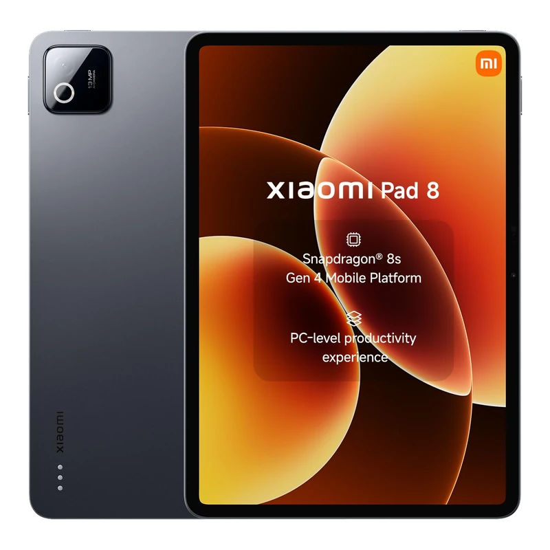 XIAOMI Pad 8, 11.2 Inch Tablet 8+128 GB, Snapdragon® 8s Gen 4 Mobile Platform, Massive 9200mAh (typ) Battery, 3.2K 144Hz Crystal Clear Display, HyperAI, Gray, Warranty 3 years, Charger Not Included