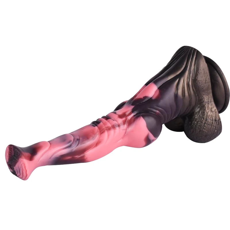 BeHorny Dildo Sex Toy, Liquid Silicone Fantasy Dildo with Suction Cup