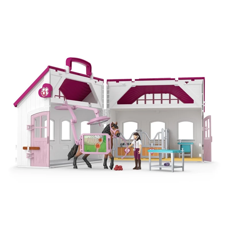 Schleich Horse Club Happy Horse Hospital 42787 - 64 Piece Set