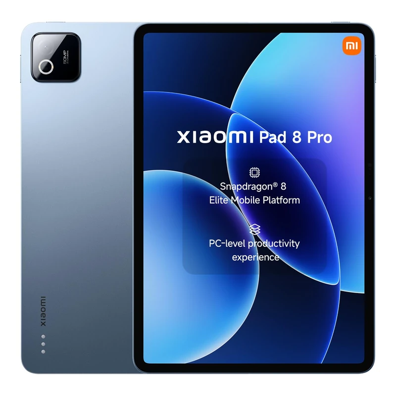 XIAOMI Pad 8 Pro, 11.2 Inch Tablet 12+512 GB, Snapdragon® 8 Elite Mobile Platform, Massive 9200mAh (typ) Battery, 144Hz Crystal Clear Display, HyperAI, Blue, Warranty 3 years, Charger Not Included
