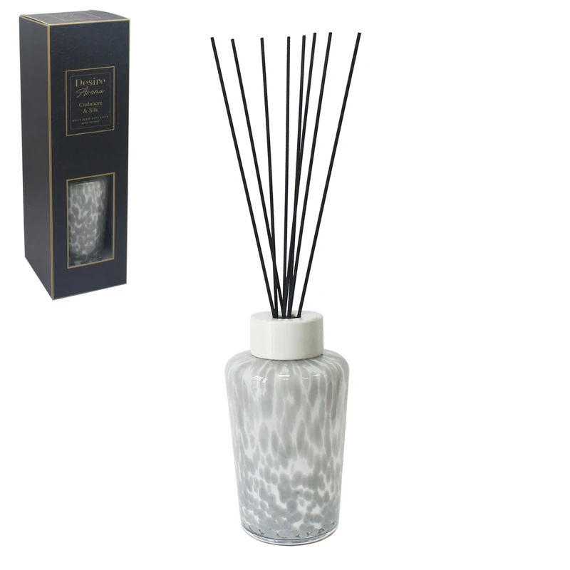 Lesser & Pavey Desire Aroma 2000ml Cashmere & Silk Diffusers For Home Fragrance & Air Freshener | Aromatherapy Reed Diffuser For Stress Relief | Lovely Room Accessories Gifts For Women And Men