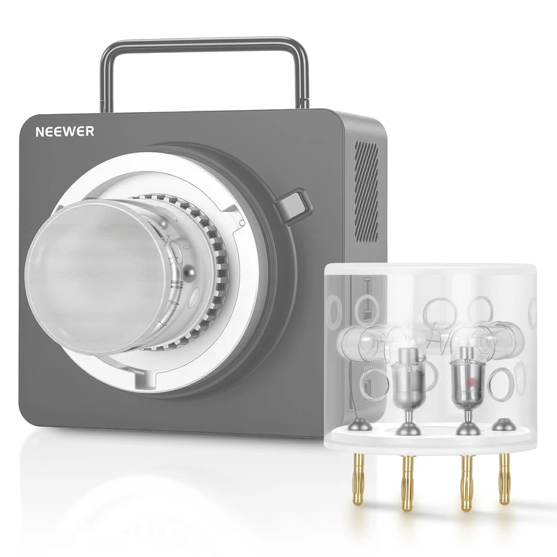 NEEWER 600Ws Q6 Flash Tube, Replacement Bare Bulb Only for Q6 Studio Flash, Strobe Light Repair Part Photography Accessories for Portrait Product Photoshoot Lighting, FTQ6 - Image 1