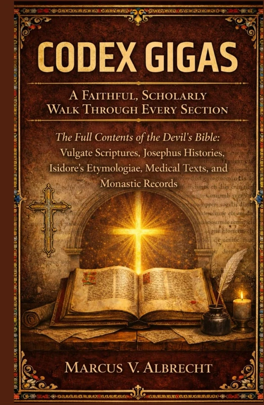 CODEX GIGAS A Faithful, Scholarly Walk Through Every Section: The Full Contents of the Devil’s Bible Vulgate Scriptures, Josephus Histories, Isidore’s Etymologiae, Medical Texts, and Monastic Records - Image 1