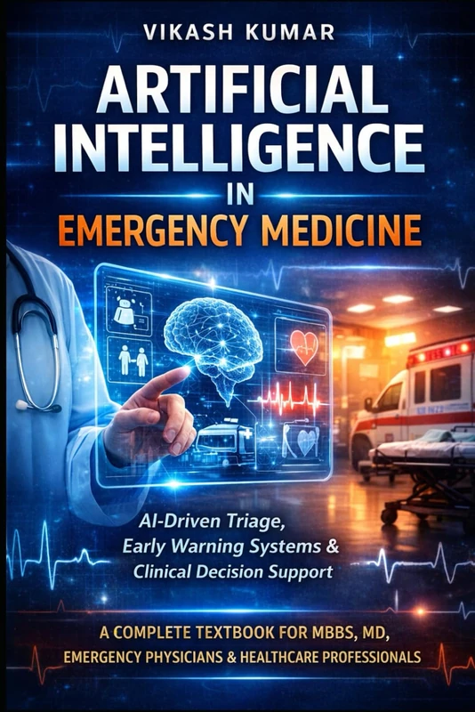 Artificial Intelligence in Emergency Medicine: AI-Driven Triage, Early Warning Systems & Clinical Decision Support A Complete Textbook for MBBS, MD, ... 23 (Exam-Ready Medical Notes Series)
