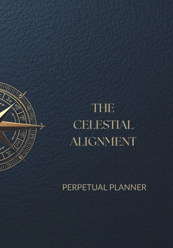 THE CELESTIAL ALIGNMENT: Daily Astrological & Lunar Organizer (2025-2027) | Executive Schedule, Stoic Wisdom & "Stellar Reflection" | Observatory Edition