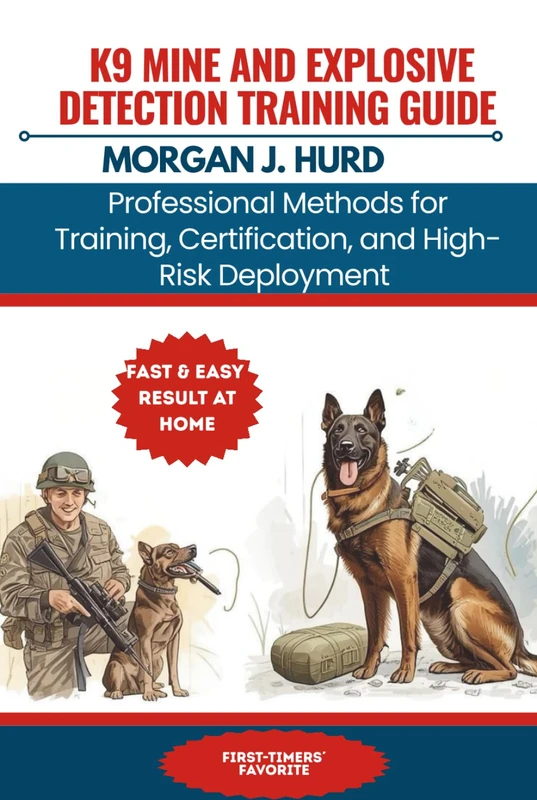 K9 MINE AND EXPLOSIVE DETECTION TRAINING GUIDE: Professional Methods for Training, Certification, and High-Risk Deployment (The PetWise Companion Series)