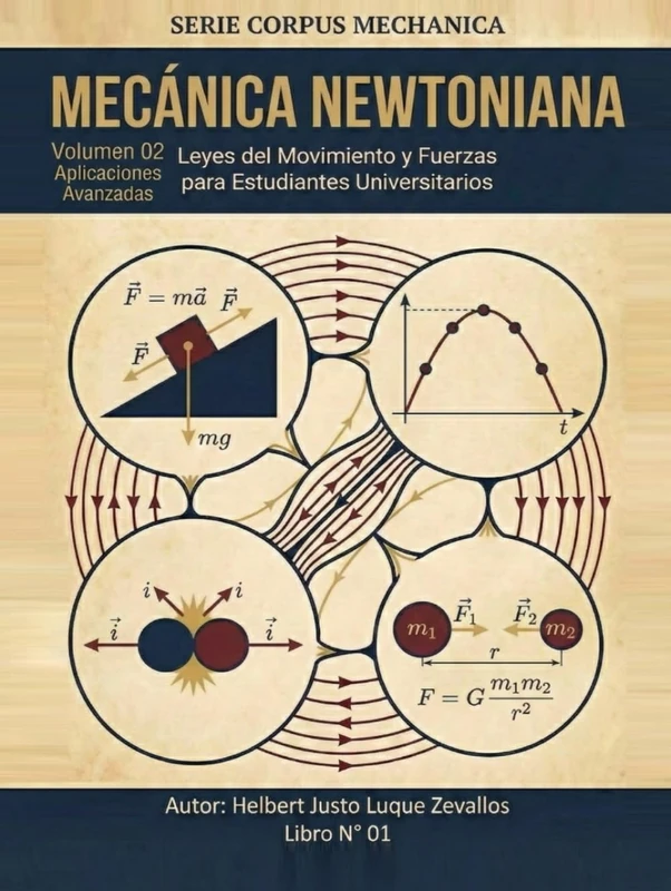 Mecánica Newtoniana Volumen 2 Aplicaciones avanzadas: Leyes del Movimiento y Fuerzas para Estudiantes Universitarios (CORPUS MECHANICA) - Image 1