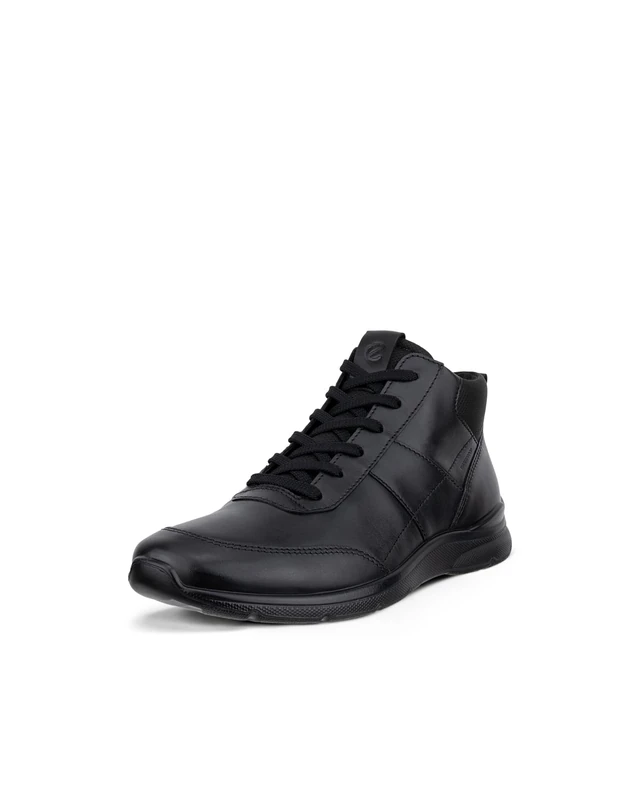 ECCO Men's IRVING ANKLE BOOT Waterproof and Side Zip Black 42