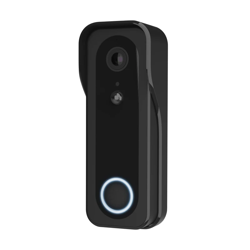 Trust Video Doorbell Camera with Chime, Wireless or Wired Use, Wi-Fi 2.4GHz,Video 2k HD 3MP, Motion Detection, 2-Way Audio, 30 Ringtones, Night Vision, WiFi Ring Door Bells with Camera, Black