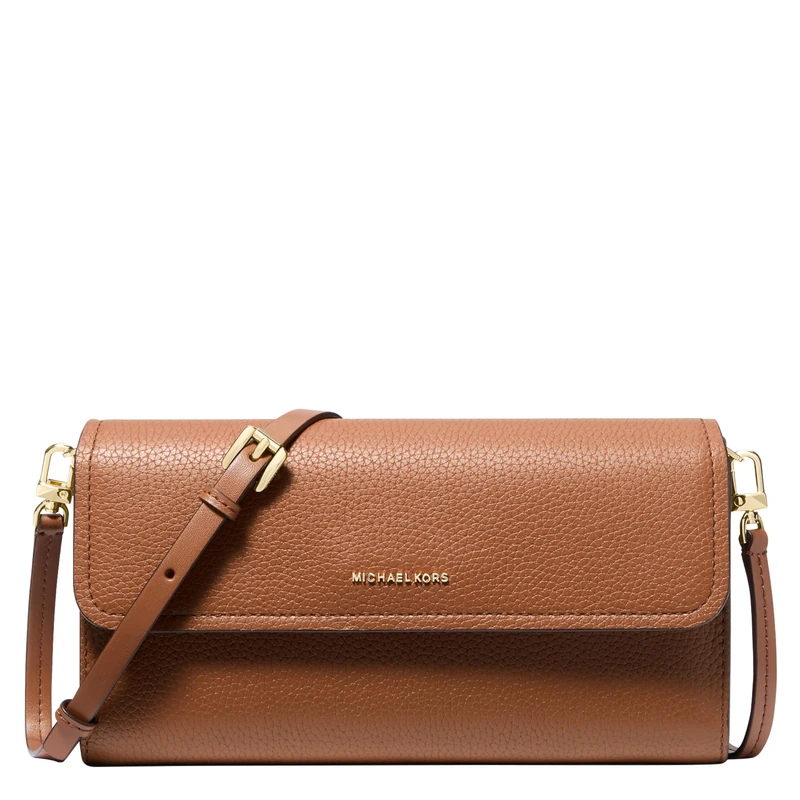 Michael Kors JET SET Small Hammered Leather Smartphone Crossbody Bag - Image 1