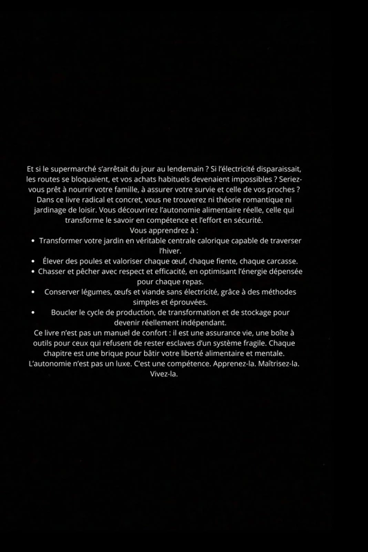 NE PLUS AVOIR FAIM DEMAIN: Produire, chasser et conserver sa nourriture sans dépendre du système - Image 1