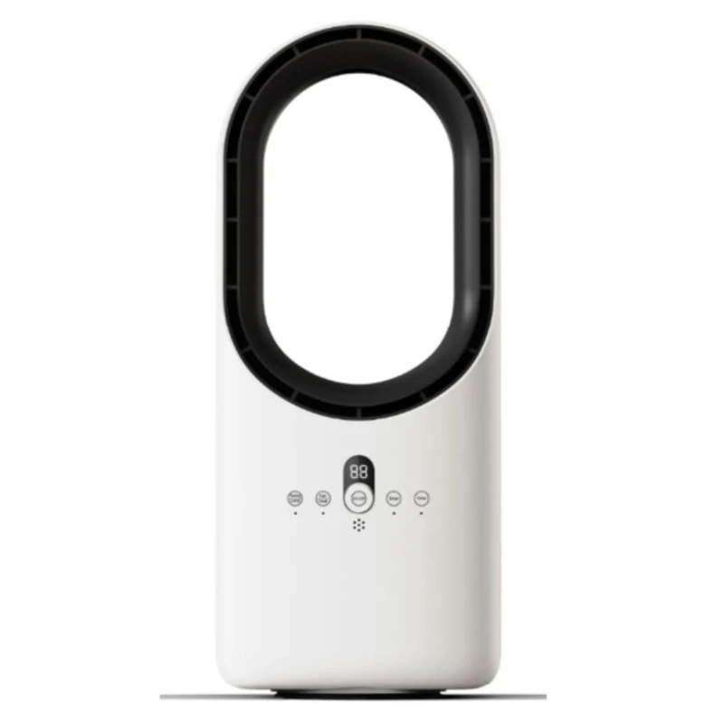 Lifetime Air Bladless Fan – Silent Fan with Touch Control and Remote Control – 3 Speeds – Timer – Oscillating – Safe for Children – White – 50W