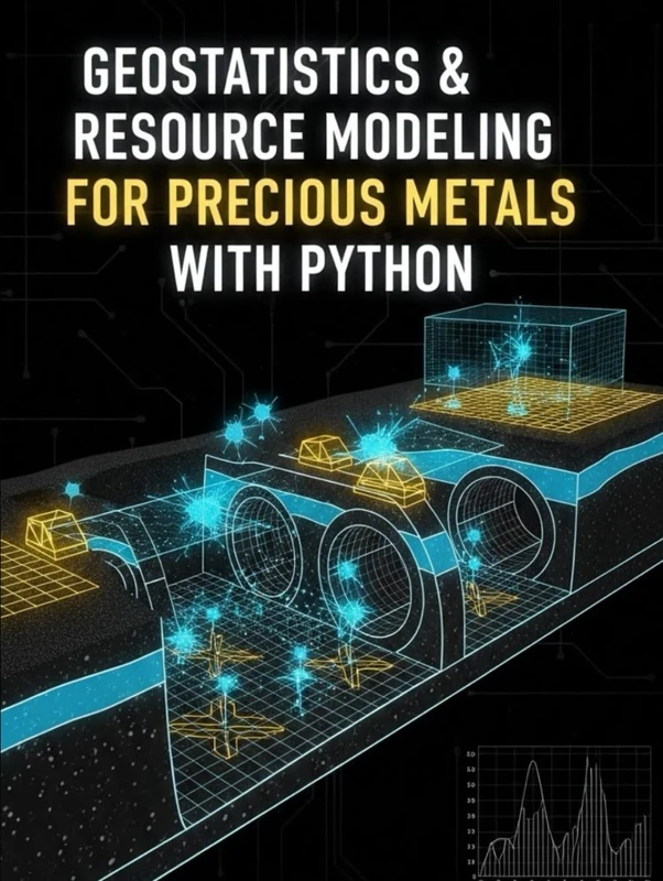 Geostatistics & Resource Modeling for Precious Metals With Python: Variography, kriging/co-kriging, conditional simulation, uncertainty ... Mining Engineering for Precious Metals)