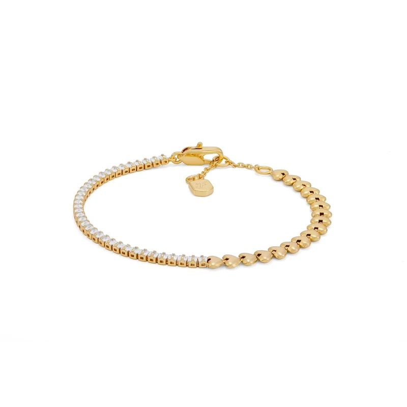Fossil Sutton Women's Gold-Tone Brass Bracelet, JA7303710