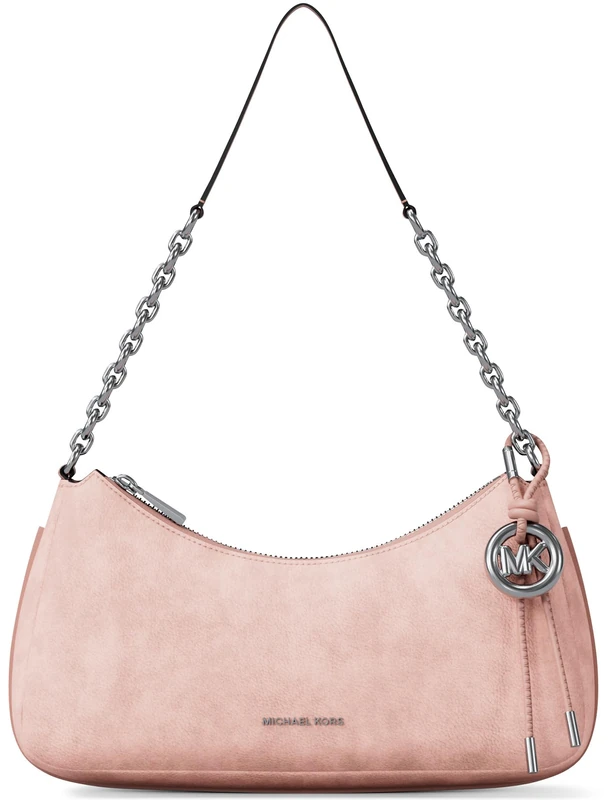 Michael Kors NOLITA Medium nubuck clutch bag with chain