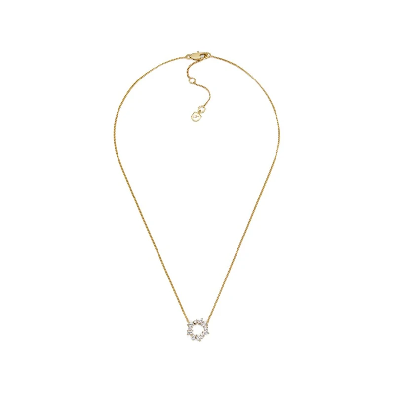 Fossil Ellis Women's Gold-Tone Brass Necklace, JA7295710