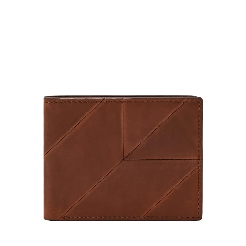 Fossil Derrick Men's Brown Leather Wallet, ML4742194